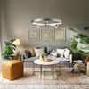 Ledowa lampa wisząca Spectra No.3  Altavola Design  (LA114/P_60_3+1_grey_gold) - ALTAVOLA DESIGN