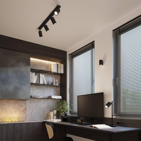 Kinkiet KARBON 10 czarny (SL.1648) - Sollux Lighting