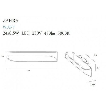 Kinkiet ZAFIRA (W0279) - MAXlight