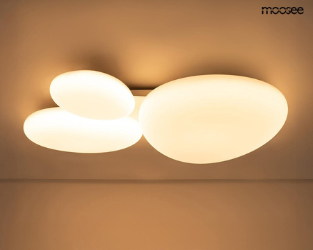MOOSEE lampa sufitowa / plafon CLOUD 3 biała (MSE1501100577) - Moosee