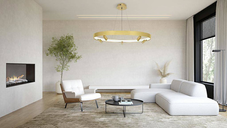 Lampa wisząca CIRCLE SPOT 98 GOLD złota (MSE010100161) - Moosee