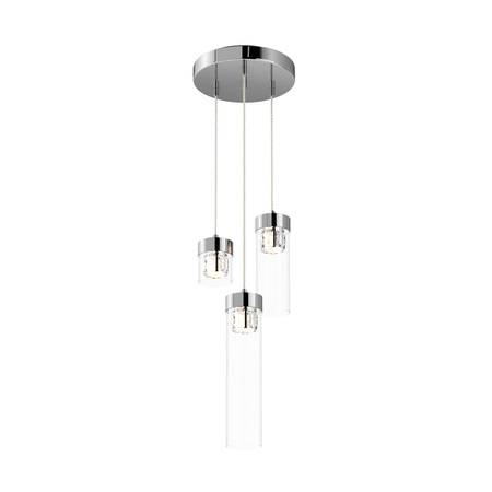 Lampa wisząca GEM 3 chrom (P0389-03D-F4AC) - Zuma Line