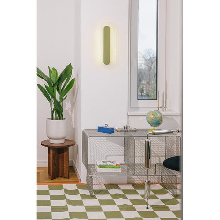 RIFLO W D oliwkowa lampa ścienna / kinkiet z regulowanymi reflektorami (RIWD614002) - Ummo