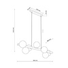 Lampa wisząca ESTERA WOOD 7 PŁ (5905) - TK Lighting
