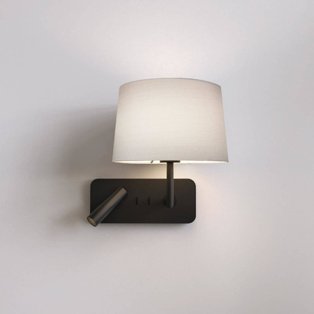 Lampka do Czytania Side by Side Grande USB Matowy Czarny (1406013) - Astro Lighting
