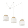 Kaskadowa lampa wisząca DUO WHITE JUTA 3 (2345) - TK Lighting