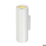 ENOLA_B, lampa ścienna, QPAR51, okrągła, up/down, kolor biały, maks. 50 W, z białym pierścieniem dekoracyjnym (151801) - SLV