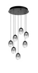Lampa wiszącaPAMELA 11 ROUND 7 Dymiony (AZ6270) - Azzardo