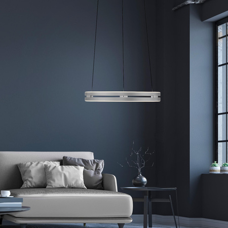 PURE E-LOOP LAMPA WISZĄCA ALUMINIUM (2550-95) - Paul Neuhaus