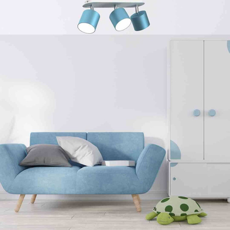 Lampa sufitowa DIXIE BLUE 3xGX53 (MLP7606) - Milagro