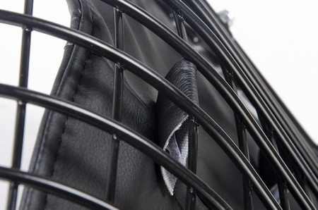 Krzesło NET SOFT czarne - czarna poduszka, metal (MC-020A.B.B) - King Home