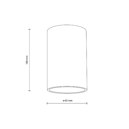 FLARE WHITE GU10 (10584) - TK Lighting