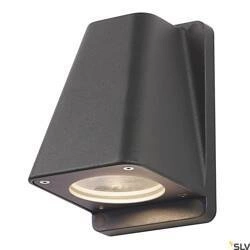 WALLYX, lampa ścienna outdoor, QPAR51 IP44, antracytowa, maks. 50W (227195) - SLV