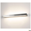 SEDO 14, lampa ścienna, LED, 3000K, prostokątna, szczotkowane aluminium, szkło satynowane, D/S/W 59,5/8,5/4 cm, 17W (151786) - SLV