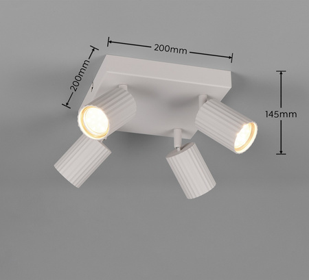 Lampa sufitowa z reflektorami SOKA (867730476) - Trio