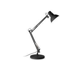 Lampa stołowa WALLY Czarny (WALLY_TL1_TOTAL_BLACK) - Ideal Lux