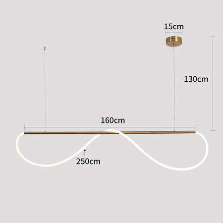 Lampa wisząca Meleca M(LP-2345/1P M BK) - Light Prestige