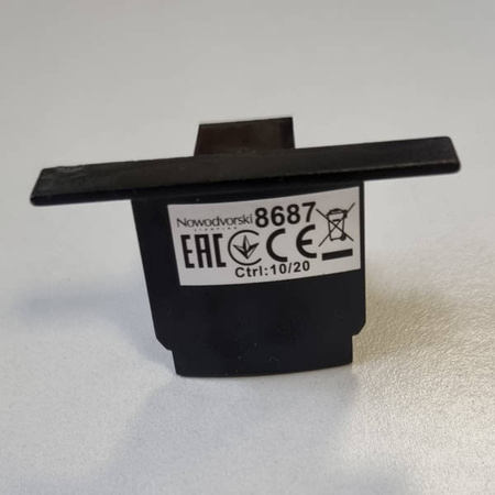 8687   CTLS RECESSED DEAD END CAP BLACK (8687) - Nowodvorski