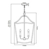 Lampa wisząca  Yarmouth (FE-YARMOUTH-6P) - Elstead Lighting