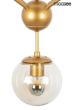 MOOSEE lampa wisząca ASTRIFERO 10 złota / bursztynowa (MSE010100182) - Moosee