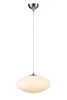 LOCUS Pendant 1L White/Steel (108437) Markslojd