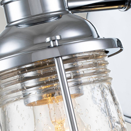 Kinkiet Ashlandbay - 1 źródło światła - Polerowany chrom (QN-ASHLANDBAY1-PC-BATH) - Quintiesse