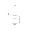 Lampa wisząca LINOBIANCO Ø 50 (6573) - TK Lighting