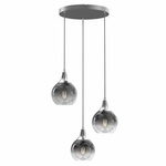 Lampa wisząca MONTE SILVER 3xE27 (MLP8323) - Milagro