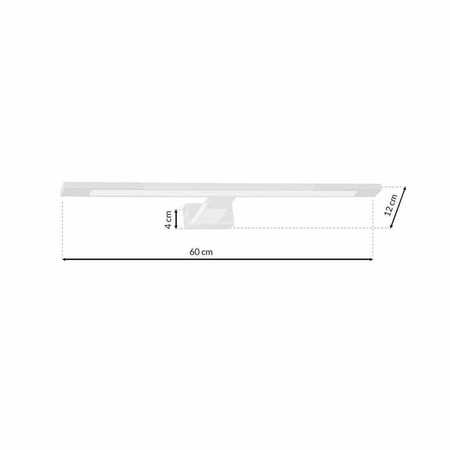 Kinkiet SHINE WHITE 60cm 12W LED (ML5571) - Milagro