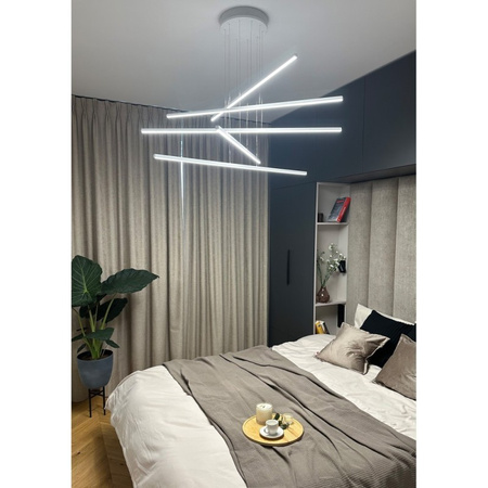 KASUMI ŻYRANDOL W-5 szary 3000K (66369) - Ramko