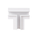 MAXLIGHT MT0033. Łącznik T głęboki ściana/sufit. Do szyn MT0018, MT0019