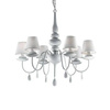 Żyrandol BLANCHE SP6 biały (035581) - Ideal Lux