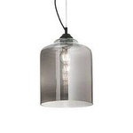 Lampa wisząca Bistro kol. przydymione szkło (112312) Ideal Lux - żyrandol