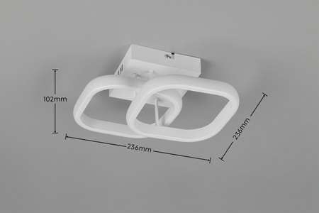 Geometryczna lampa przysufitowa KASIA (R63531931) - RL