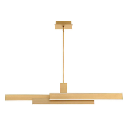 Lampa wyspowa Cameno - Szczotkowane złoto (QN-CAMENO-LP-BG) - Quintiesse