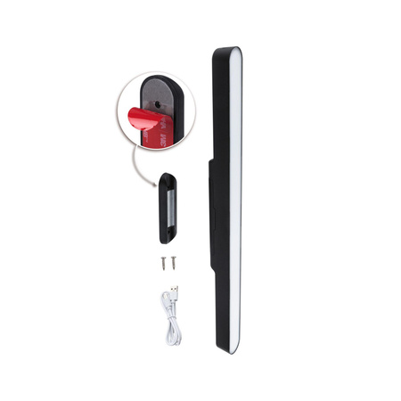 Mobilna lmapa meblowa ATALI LED DIM 2,6W 4000K 240lm USB-C 3.7W czarny / tworzywo sztuczne (PL92267) - PAULMANN