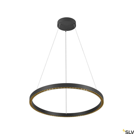 Lampa wisząca ONE CUBE, 3000 K, DALI 2, Touch, czarna (1007661) - SLV