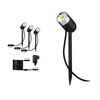 Reflektor ogrodowy Plug & Shine PIKE zestaw 3x4,5W RGBW SH Zigbee IP67 24V antracyt / tworzywo sztuczne (PL94284) - PAULMANN