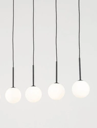 Lampa wisząca MARTIN BLACK / WHITE 4 (4503) - TK Lighting