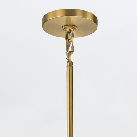 Żyrandol Marvele - 10 źródeł światła - Postarzany mosiądz (MARVELE10-AB-OPAL) - Elstead Lighting
