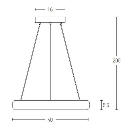 PENDANT LIGHT 30W 3000K, ALUMINUM & ACRYLIC DIMMABLE BRASH ANTIQUE GOLD (2046 Zambelis) - Zambelis