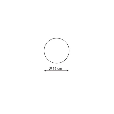 Plafon Platillo mały 1xLED CCT złoty  (LP-8102/1C-6W GD CCT) - Light Prestige