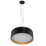 Hudson lampa wisząca czarna/złota (LP-043/1P BK/GD) - Light Prestige