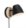 Lampa ścienna THEO Nordlux GU10 35W Metal Czarny
