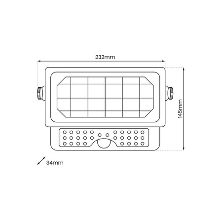 Naświetlacz Solarny Epad 5W 500lm 4000K (EKO9082) - Eko-Light