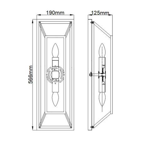 Kinkiet Fulton (HK-FULTON2) - Elstead Lighting