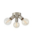 MAZZO Ceiling 3L Satin Nickel (108551) Markslojd