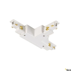 S-TRACK DALI, złącze T, regulowane, z możliwością zasilania, prawe, kolor biały (1007821) - SLV