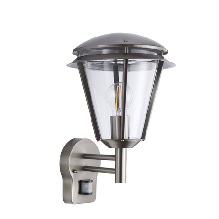 Kinkiet Inova PIR 1lt wall IP44 60W (49945) - Saxby