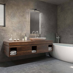 Kinkiet NEVADA M czarny IP44 (LP-778/1W M BK) - Light Prestige